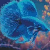 Blue Betta Fish Diamond Painting