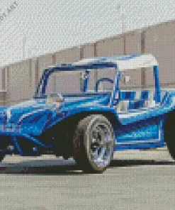 Blue Dune Buggy Diamond Painting