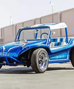 Blue Dune Buggy Diamond Painting