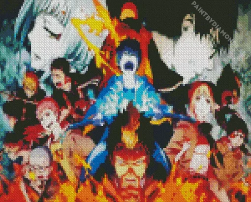 Blue Exorcist Anime Characters Diamond Painting