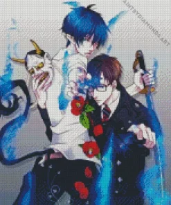 Blue Exorcist Rin And Yukio Diamond Painting