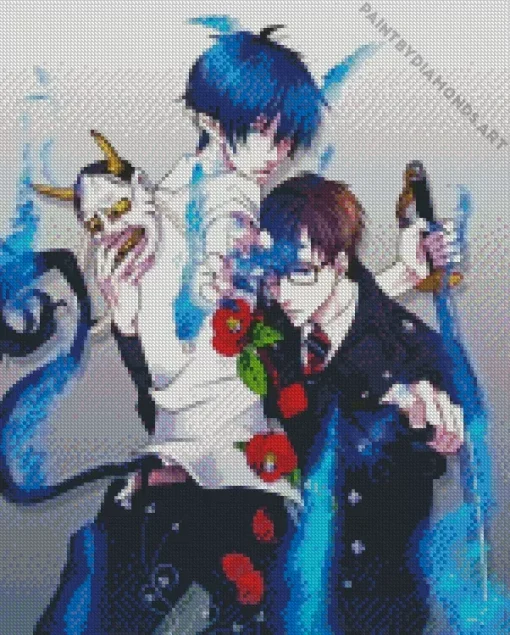 Blue Exorcist Rin And Yukio Diamond Painting