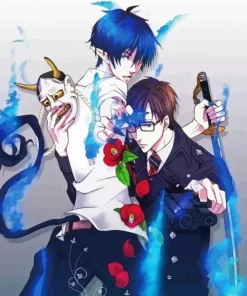 Blue Exorcist Rin And Yukio Diamond Painting