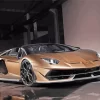 Brown Fancy Lambo Diamond Painting