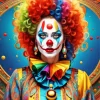 Cool Female Clown Diamond Painting