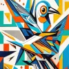 Cool Geometric Bird Diamond Painting