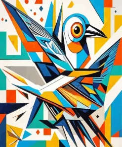 Cool Geometric Bird Diamond Painting