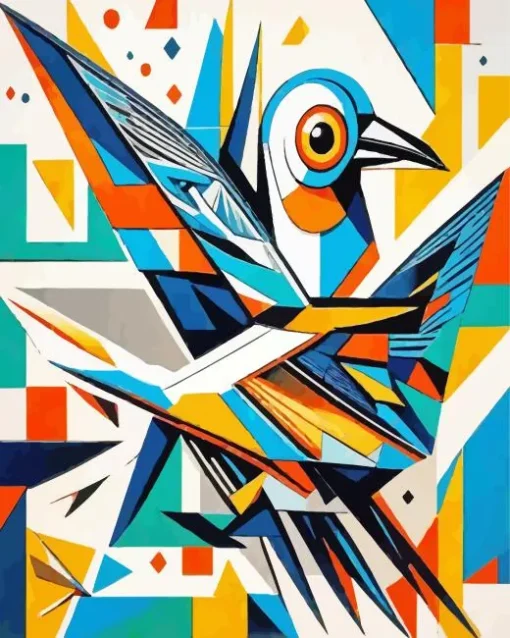 Cool Geometric Bird Diamond Painting