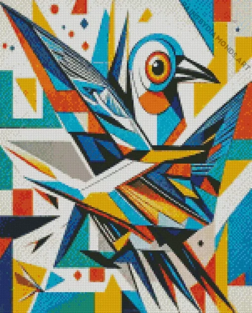 Cool Geometric Bird Diamond Painting