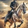 Cool Ghost Horse Rider Diamond Painting