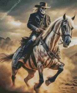 Cool Ghost Horse Rider Diamond Painting