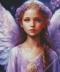 Cool Girl Angel Diamond Painting