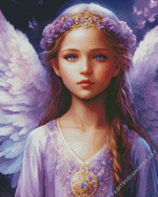 Cool Girl Angel Diamond Painting