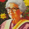 Cool Grandmother Diamond Painting