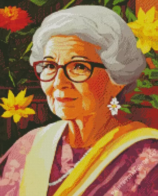 Cool Grandmother Diamond Painting