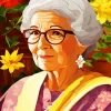 Cool Grandmother Diamond Painting