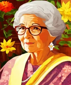 Cool Grandmother Diamond Painting