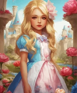 Cute Fantasy Art Little Girl Diamond Painting