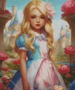 Cute Fantasy Art Little Girl Diamond Painting