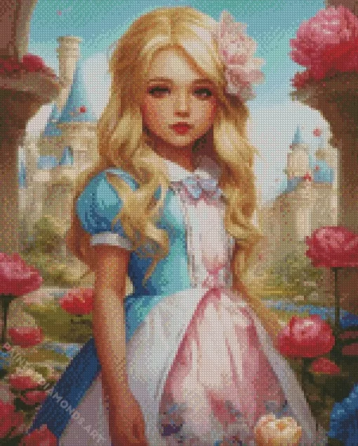 Cute Fantasy Art Little Girl Diamond Painting