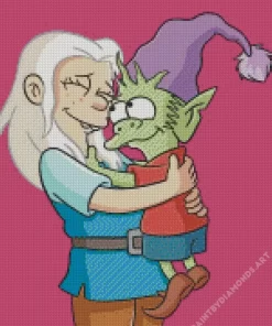 Disenchantment Bean And Elfo Diamond Painting