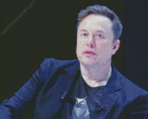 Elon Musk Diamond Painting