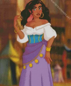 Esmeralda Hunchback Of Notre Dame Diamond Painting