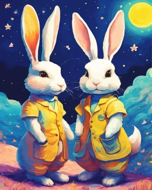 Fantasy Bunnies Diamond Painting