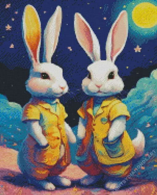 Fantasy Bunnies Diamond Painting