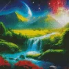 Fantasy Galaxy Landscape Diamond Painting