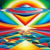 Fantasy Ufo Art Diamond Painting