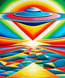 Fantasy Ufo Art Diamond Painting