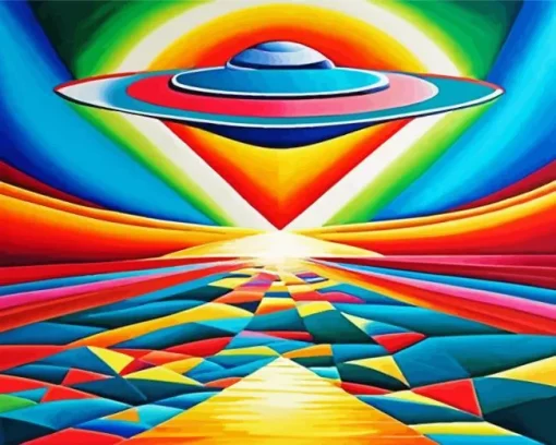 Fantasy Ufo Art Diamond Painting