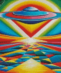 Fantasy Ufo Art Diamond Painting