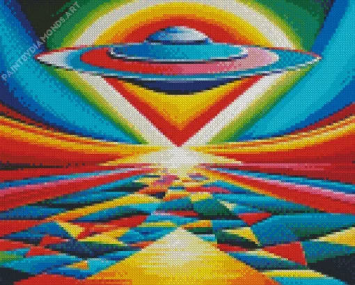 Fantasy Ufo Art Diamond Painting