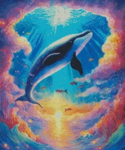 Fantasy Whale Diamond Painting