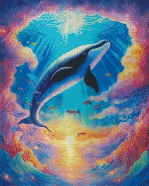 Fantasy Whale Diamond Painting