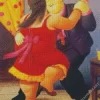 Fat Couple Dancing Diamond Painting