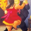 Fat Couple Dancing Diamond Painting