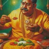 Fat Indian Man Diamond Painting