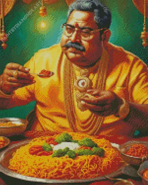 Fat Indian Man Diamond Painting