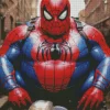 Fat Spiderman Diamond Painting