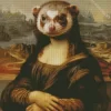 Ferret Mona Lisa Diamond Painting