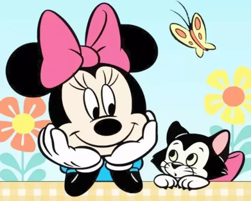 Figaro And Minnie Diamond Painting