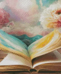 Floral Fantasy Book Diamond Painting