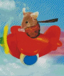 Flying Mouse Diamond Painting