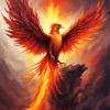 Flying Phoenix Bird Diamond Painting