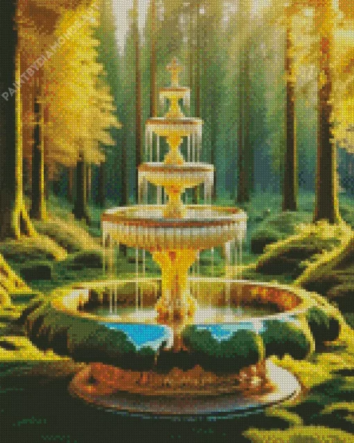 Fountain Art Diamond Painting