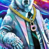 Gangster Polar Bear Diamond Painting