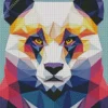 Geometric Panda Diamond Painting